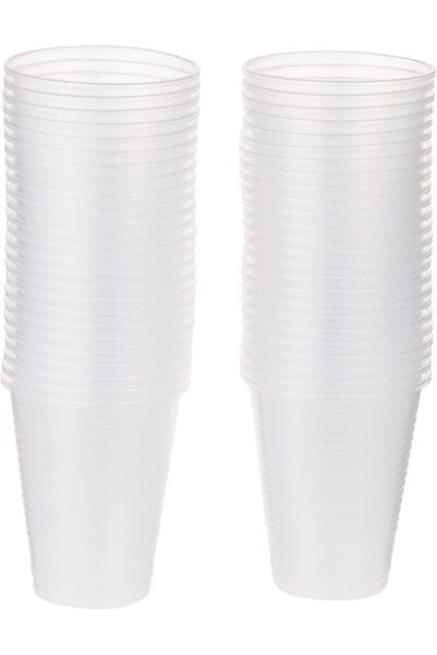 Hotpack Disposable Plastic Clear Cup 6 ounce for Iced Coffee, Smoothies, Juic...