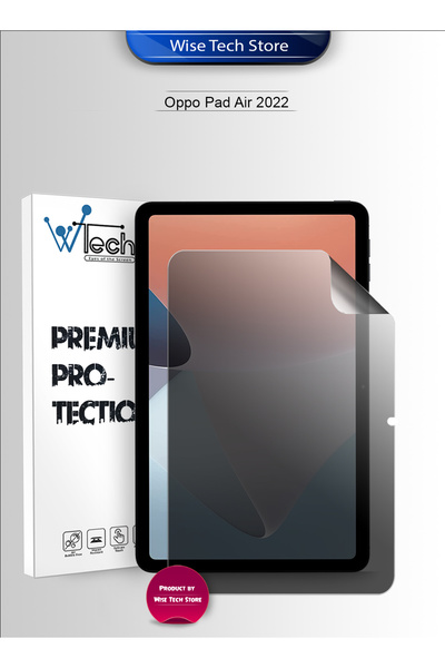 Wtech Oppo Pad Air 2022 (11.0 بوصة) غشاء هيدروجيل ممتاز مضاد للخصوصية رقيق ومرن شفاف