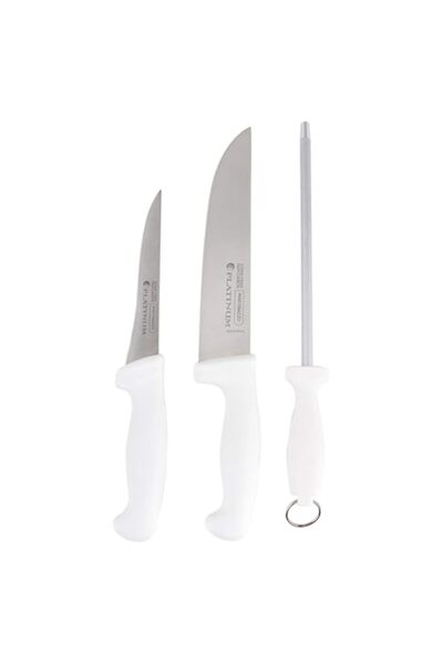Generic Martinazzo Inox Stainless Steel Knife Set - 3 Pieces