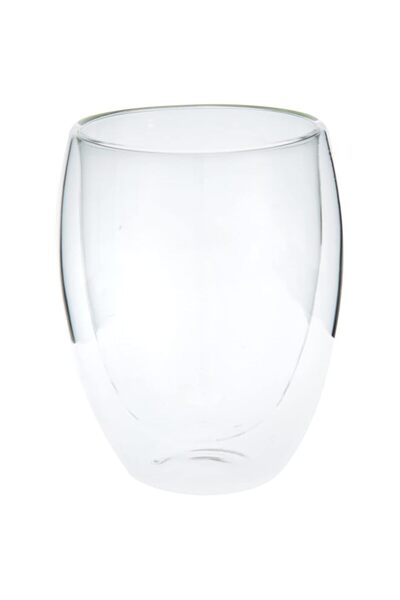 Generic 6 Pieces Double Wall Glasses Large, White, Awe2134, Asw213
