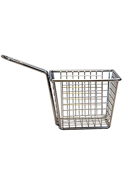 Generic Restaurantware RWM0008 Waffle Grid Mini Fryer Basket Stainless Steel ...