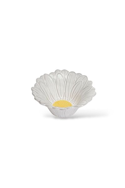 Bordallo Pinheiro -Maria Flor Beyaz Papatya Kase 15,5cm