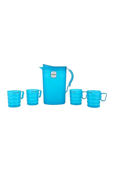 Generic Royalford 2L Wafer Water Jug with 4Glasses