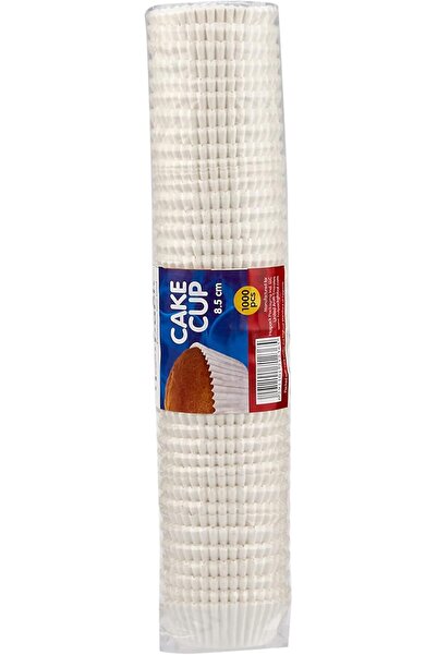 Hotpack أكواب كيك ورقية للاستخدام مرة واحدة، أكواب كيك للخبز 8.5 سم، لون أبيض...