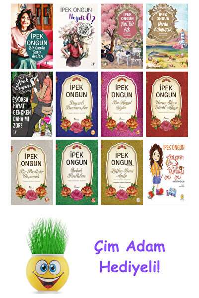 Artemis Yayınları İpek Ongun 12 Kitap Seti + Çim Adam Hediye
