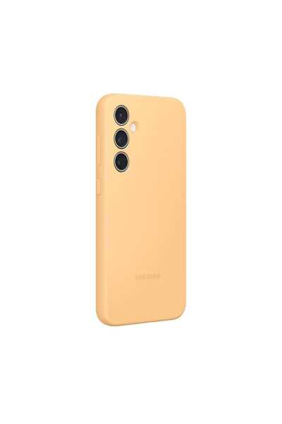 Samsung Silicone Case for Galaxy S23 FE, Apricot/Orange