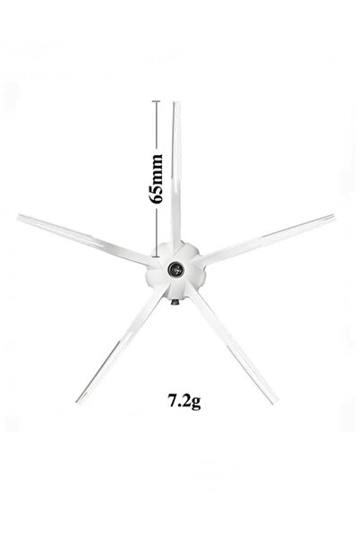 Rovexa Roborock Q7 Max & Q7 Max Plus Uyumlu 12 Aylık Yaşam Kiti Siyah Yan Fırçalı