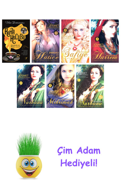 Artemis Yayınları Demet Altınyeleklioğlu 7 Kitap Seti + Çim Adam Hediye