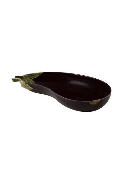 Bordallo Pinheiro - Patlıcan Kase 39,5 cm