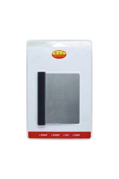 Generic Raj Flexible Dough Cutter/Scraper, Silver, 14.5 cm, R11047, PIZZA SCR...