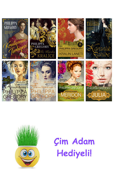 Artemis Yayınları Philippa Gregory 8 Kitap Seti + Çim Adam Hediye