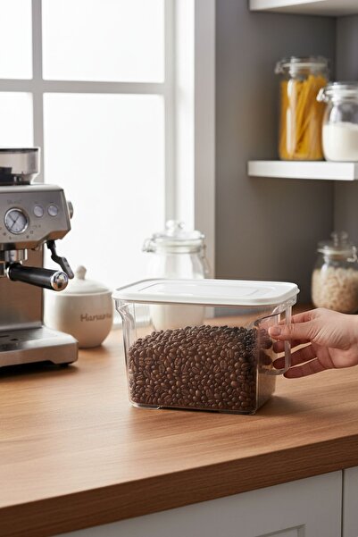 Aghilo 3-Piece Deep Storage Container Set with Handles (2.75 Lt + 3.25 Lt + 5.40 Lt)