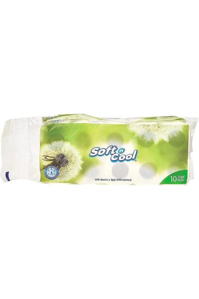 Soft N Cool Highly Absorbent, Sterilized, Soft & Strong Toilet Tissue Rolls 1...