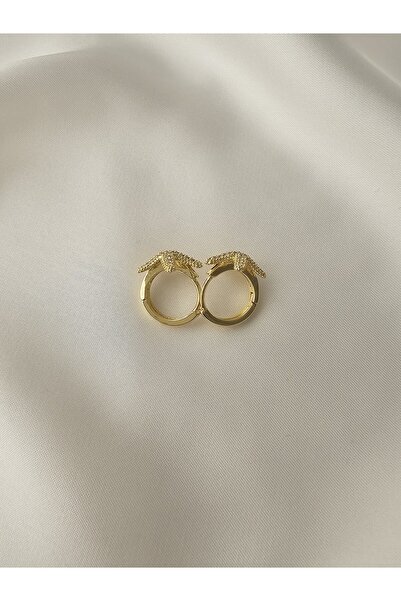 Zivazer Store Çocuk çelik kararmaz xuping 14k gold renginde deniz yıldızı figürlü