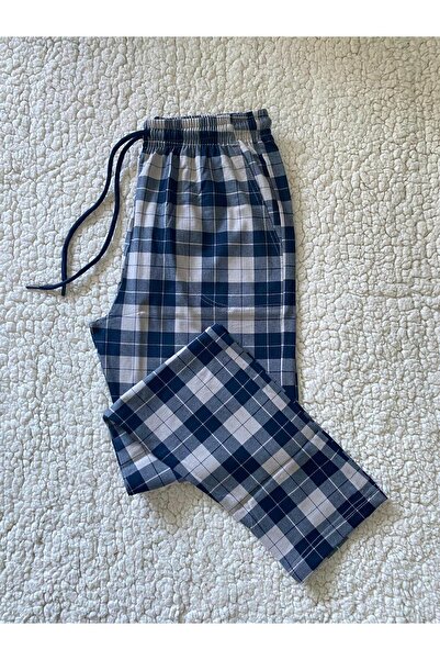 DÜVEN Medium Thick Unisex Plaid Large Square Patterned 2-Piece Pajama Bottoms / Ultra Quality Sweatpants