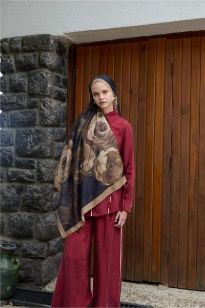 İpekhan Winter Bloom Soft Shawl 3068-10064