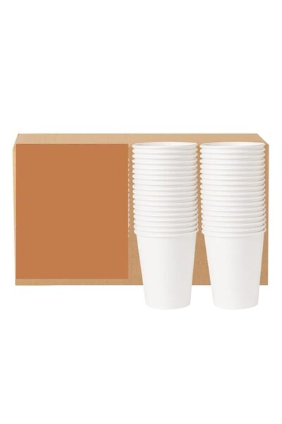 Generic NALACAL 100 Pack 8 OZ Disposable Paper Cups, Paper Coffee Cups 8 oz, Hot Beverage Drinking Cups for