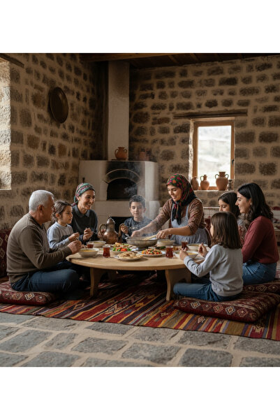 KAYEGG El Yapımı Ahşap Yer Sofrası, Hamur/yufka Açma Ve Oklava/merdane Kullanımına Uygun Sarı Çam Ağacından