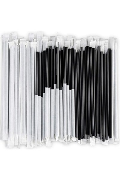 Generic MARKQ Disposable Plastic Drinking Straws, 24 cm long Individually Wra...