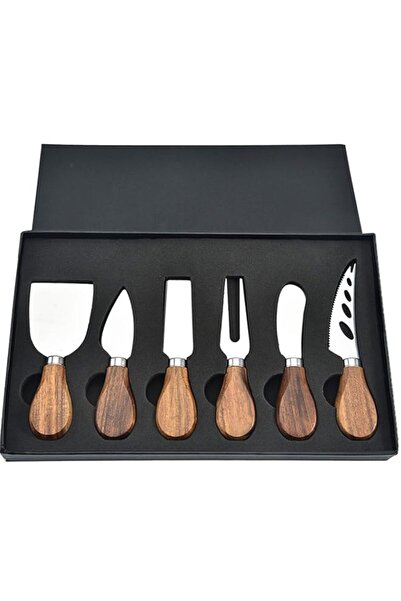 Generic Cheese Knife Set, 6Pcs Cheese Knives Slicer Cutter Fork Spreading Kni...