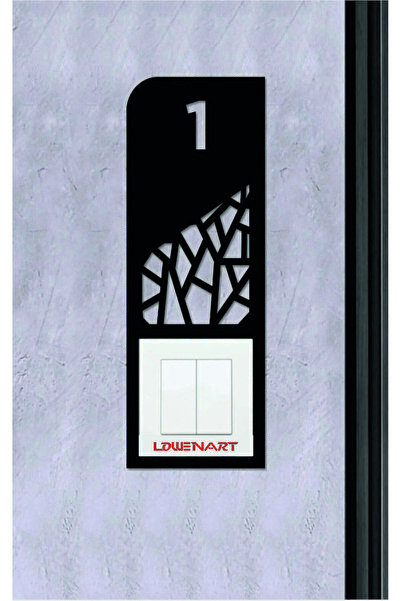 Mio Life Decorative Circle Door Number Bell Socket Frame Ornament Tr