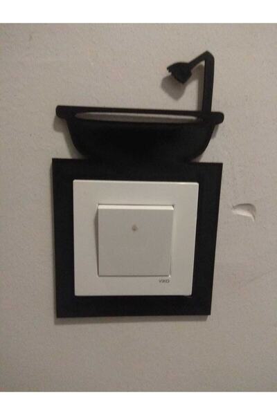 Mio Life Banyo Priz Dekoratif Çerçeve Ahşap Mdf Duvar Dekorasyonu Modern