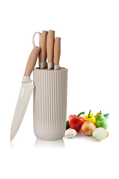 Generic 6PCS Knife Set for Kitchen, Anti-Rust Non-stick Stainless Steel Sharp...