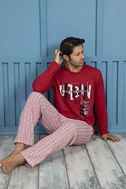 ARAS 001514 Men's Long Sleeve Pajama Set