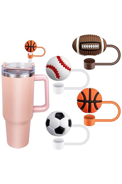 Generic 4PCS Balls Straw Covers Cap for Stanley Cup 40&30 Oz, 10mm Straw Cove...