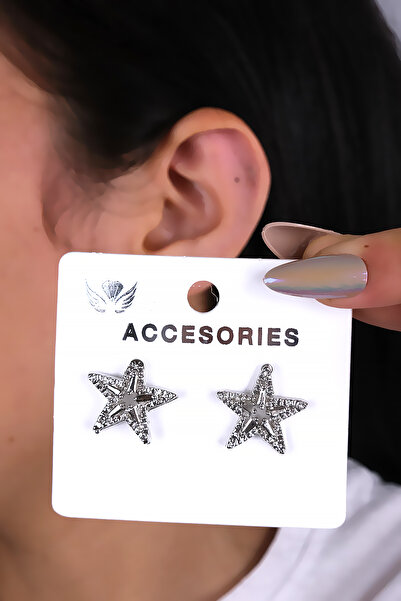 LOWEN AKSESUAR Stone Starfish Women's Earrings