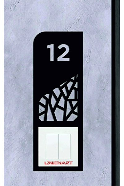 Mio Life Decorative Circle Door Number Bell Socket Frame Ornament Tr