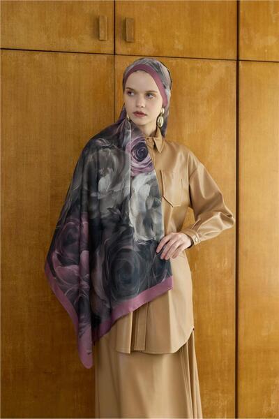 İpekhan Winter Bloom Soft Shawl 3068-10055