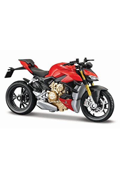 Maisto KOVOVÝ MOTOCYKEL DUCATI SUPER NAKED SPECIÁLNÍ EDICE SE STOJANEM V MĚŘÍTKU 1:18