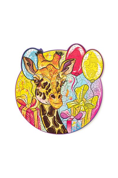 Wood Trick Puzzle 2D, Girafă Grațioasă, WT, lemn, 110 piese