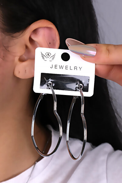 LOWEN AKSESUAR أقراط نسائية كبيرة الحجم على شكل قلب