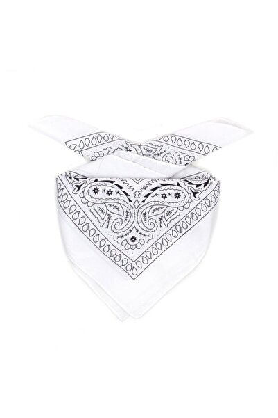 Intisimo Eșarfă cu imprimeu , mărime universală, alb