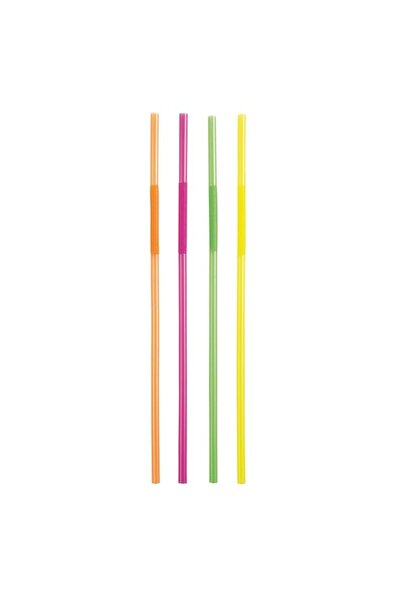 Generic Tescoma Drinking Straws Long Hinge, 40 Pcs Mydrink, Assorted, 31.5 x 9 1.6 cm