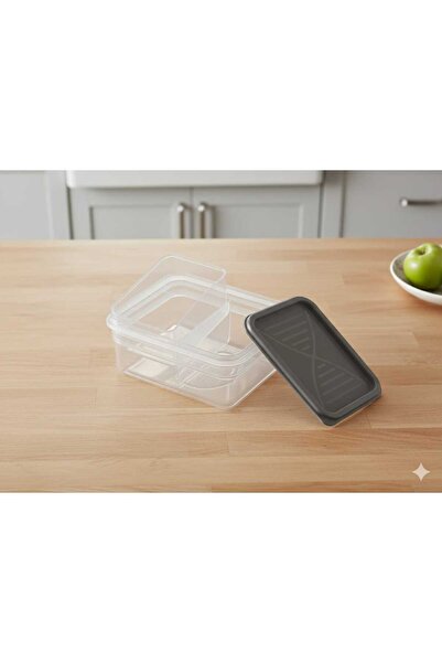 Nurfa حاوية تخزين ذات حجرتين