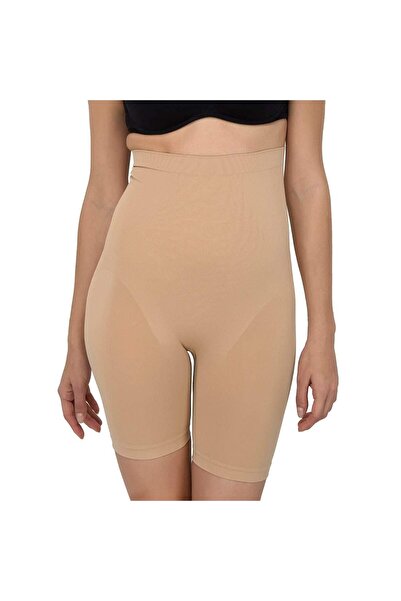 Glamroot Women's Seamless High Waist Tummy Control/Tummy Tucker Shapewear Shorts,Free Size