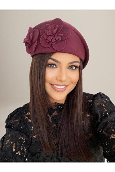 Confortino Luxury women's hat with a corner toca REGINA - one size, adjustable, made in Romania