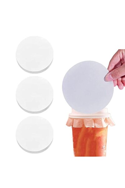 Generic Goodern 500 Pcs Cup Sealing Film Paper Leak-proof Cup Cap Disposable Coffee Cup Lids Cup Sealer Fil