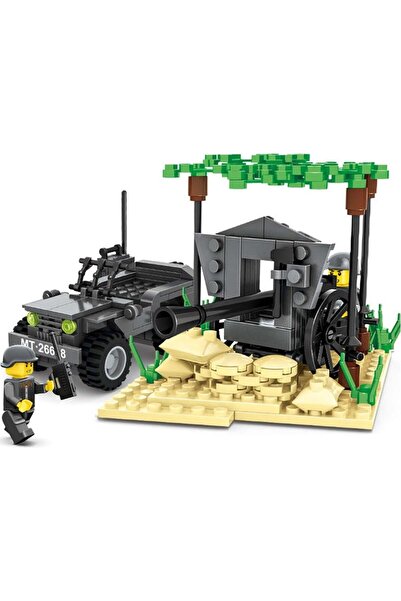 Wange لعبة بناء قاعدة الدفاع الأساسية مكونة من 204 قطعة