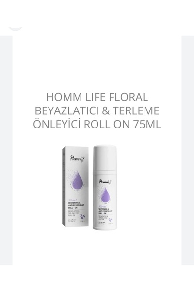 hommvita Homm Bitkisel Beyazlatıcı & Ter Önleyici Roll on 75ml