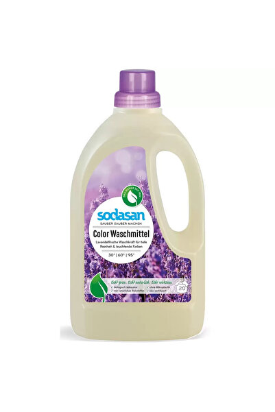 Sodasan Υγρό απορρυπαντικό λεβάντας για λευκά και χρωματιστά - 1,5 λίτρα