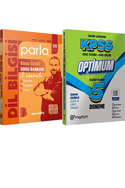 Benim Hocam Yayınları 2026 Parla Dilbilgisi Soru Bankası - Lisans Optimum 5 D...