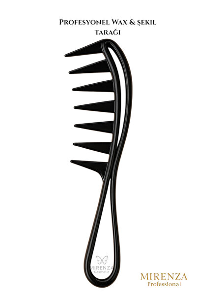 mirenza cosmetic Pieptene pentru modelare cu ceară de păr neagră cu gamă larg...