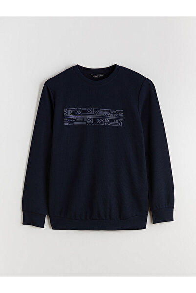 LC Waikiki قميص رجالي مطبوع برقبة الدراجة