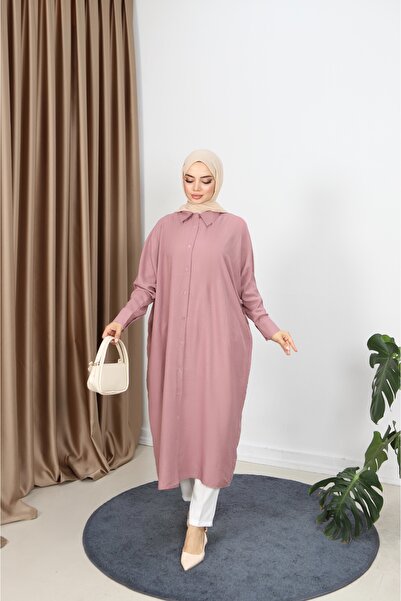 NİSUM MODA Long Tunic Shirt