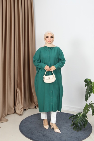 NİSUM MODA Long Tunic Shirt