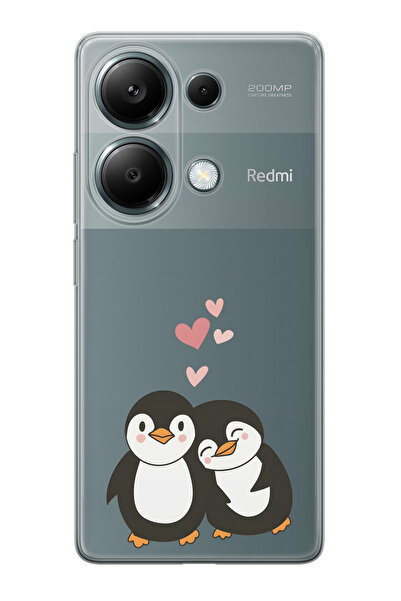 Xiaomi Redmi Note 13 Pro 4G Compatible Printed Soft Silicone Transparent Phone Case